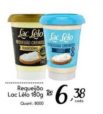 Giassi Supermercados Requeijão lac lélo oferta