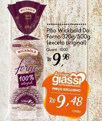 Giassi Supermercados Pão wickbold do forno oferta