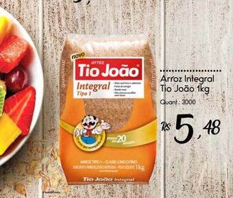 Giassi Supermercados Arroz integral tio joão oferta