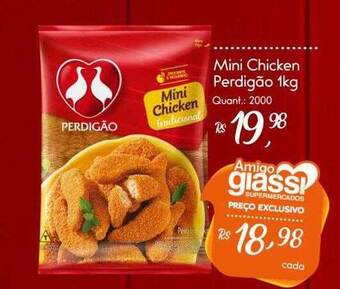 Giassi Supermercados Mini chicken perdigão oferta