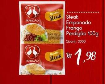 Giassi Supermercados Steak empanado frango perdigão oferta
