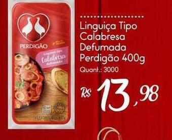 Giassi Supermercados Linguiça tipo calabresa defumada perdigão oferta