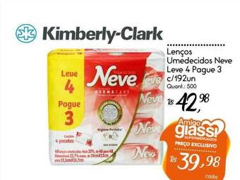 Giassi Supermercados Lenços umedecidos neve leve 4 pague 3 c 192un oferta