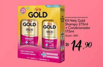 Giassi Supermercados Kit niely gold shampoo + condicionador oferta