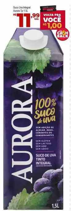 Brasão Supermercados Suco uva integral aurora tp oferta