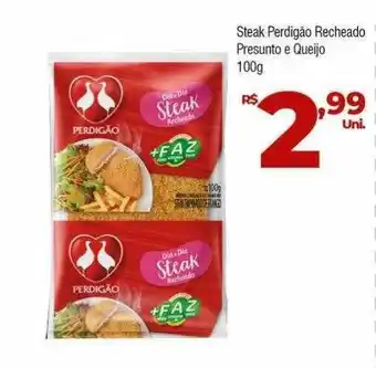 Brasão Supermercados Steal perdigão recheado presunto e queijo oferta