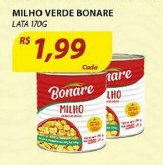 Assaí Atacadista Milho Verde Bonare 170g oferta