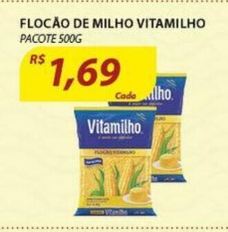 Assaí Atacadista Flocao de Milho Vitamilho 500g oferta