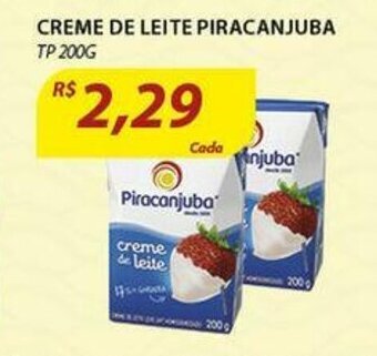 Assaí Atacadista Creme de Leite Piracanjuba 200g oferta