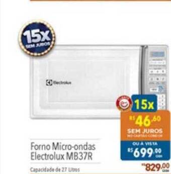 Supermercados Condor Forno micro-ondas electrolux mb37r oferta