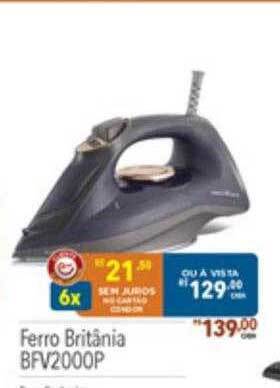 Ferro britânia bfv2000p