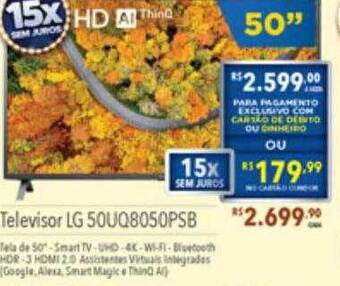 Supermercados Condor Televisor lg 50uq8050psb oferta