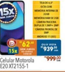 Supermercados Condor Celular motorola e20 xt2155-1 oferta