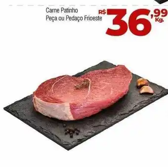 Brasão Supermercados Carne patinho peça ou pedaço frioeste oferta