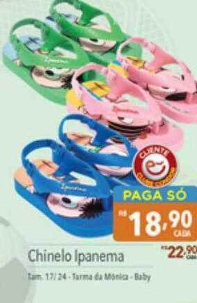 Supermercados Condor Chinelo ipanema oferta