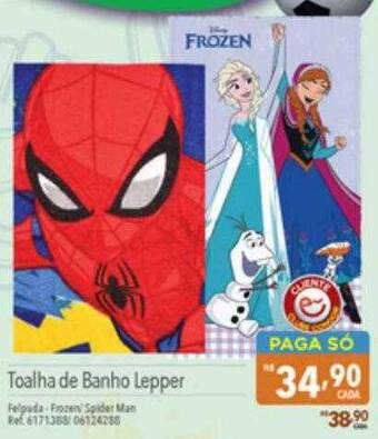 Supermercados Condor Toalha de banho lepper oferta