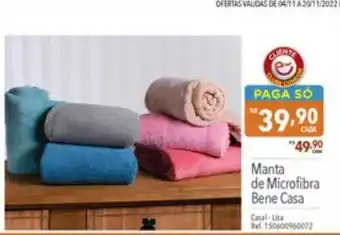 Manta de microfibra bene casa