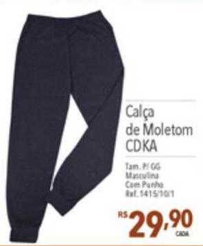 Calça de moletom cdka