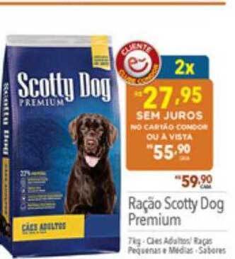 Supermercados Condor Ração scotty dog premium oferta