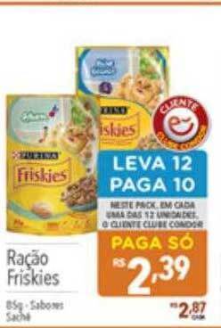 Supermercados Condor Ração friskies oferta