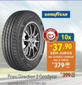 Supermercados Condor Pneu direction 2 goodyear oferta