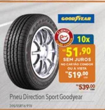 Supermercados Condor Pneu direction sport goodyear oferta