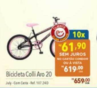 Supermercados Condor Bicicleta colli aro 20 oferta