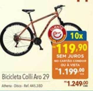 Supermercados Condor Bicicleta colli aro 29 oferta