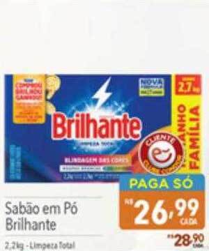 Supermercados Condor Sabão em pó brilhante oferta