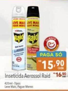Supermercados Condor Inseticida aerossol raid oferta