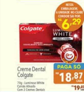 Supermercados Condor Creme dental colgate oferta