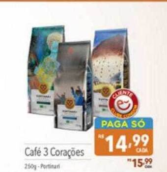 Supermercados Condor Café 3 corações oferta