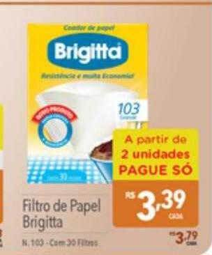 Supermercados Condor Filtro de papel brigitta oferta