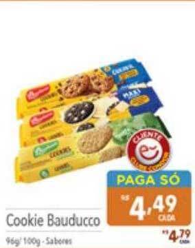 Supermercados Condor Cookie bauducco 96g 100g sabores oferta