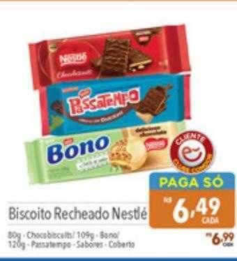 Supermercados Condor Biscoito recheado nestlé oferta