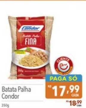 Supermercados Condor Batata palha condor oferta