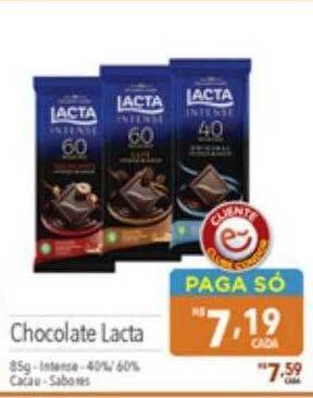 Supermercados Condor Chocolate lacta oferta
