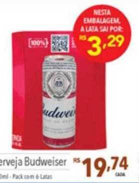 Supermercados Condor Cerveja budweiser oferta