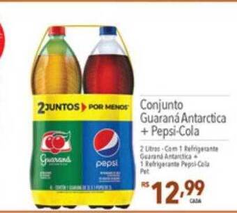 Supermercados Condor Conjunto guaraná antarctica + pepsi-cola oferta