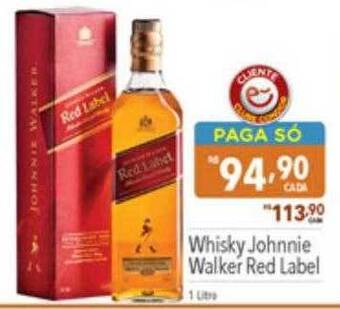 Supermercados Condor Whisky johnnie walker red label oferta
