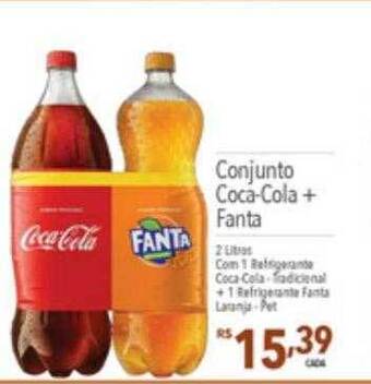 Supermercados Condor Conjunto coca-cola + fanta oferta