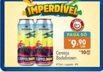 Supermercados Condor Cerveja bodebrown 473ml oferta