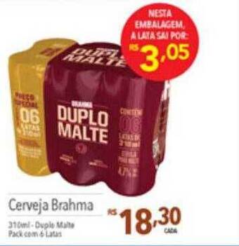 Supermercados Condor Cerveja brahma oferta