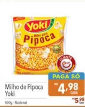 Supermercados Condor Milho de pipoca yoki oferta