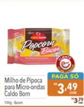Supermercados Condor Milho de pipoca para micro-ondas caldo bom oferta