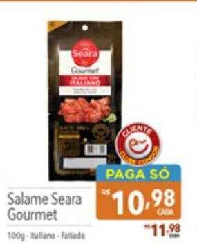 Supermercados Condor Salame seara gourmet oferta