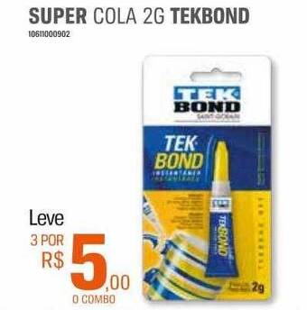AutoZone Super cola 2g tekbond oferta