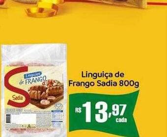Bistek Supermercados Linguiça de frango sadia oferta