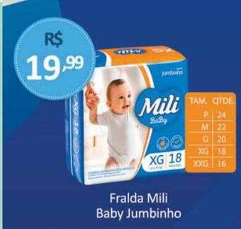 Tchê Farmácias Fralda mili baby jumbinho oferta