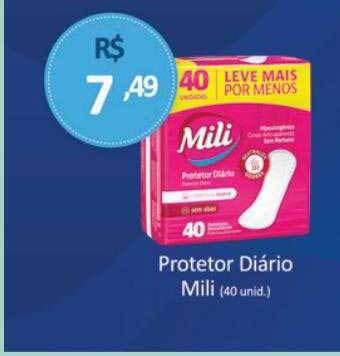 Tchê Farmácias Protetor diário mili oferta